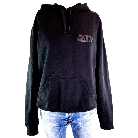 Perks And Mini Black Logo P.A.M. Hoodie Sweatshirt Men's Size Small - Picture 1 of 8